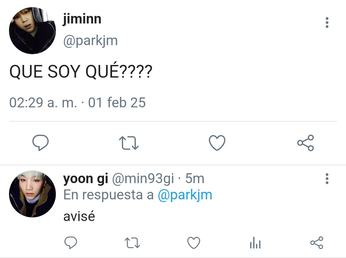 yoongimialfa's tweet photo. #yoonminau donde:

Todo bangtan discuten sobre lo que serían en un mundo omegaverse, sin saber que al siguiente día despertarían en un mundo omegaverse.

¿Qué pasaría cuando los sentimientos de Jimin y YoonGi comiencen a ser revelados ahora que son omega y alfa?

♧ Hieoraki ♧ https://t.co/HBUEhc0vUB