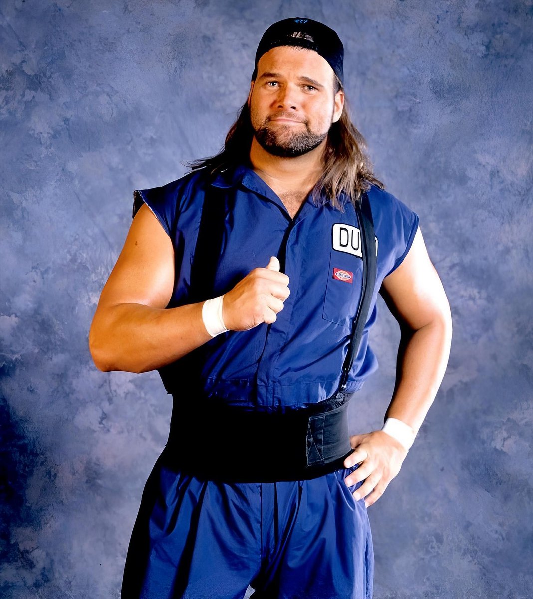 WWFWrestling1's tweet photo. π· WWF studio shot - Duke "The Dumpster" Droese! πΈ Photo from 1995. ποΈ #WWF #WWE #DukeDroese https://t.co/jwl6Ypybyc