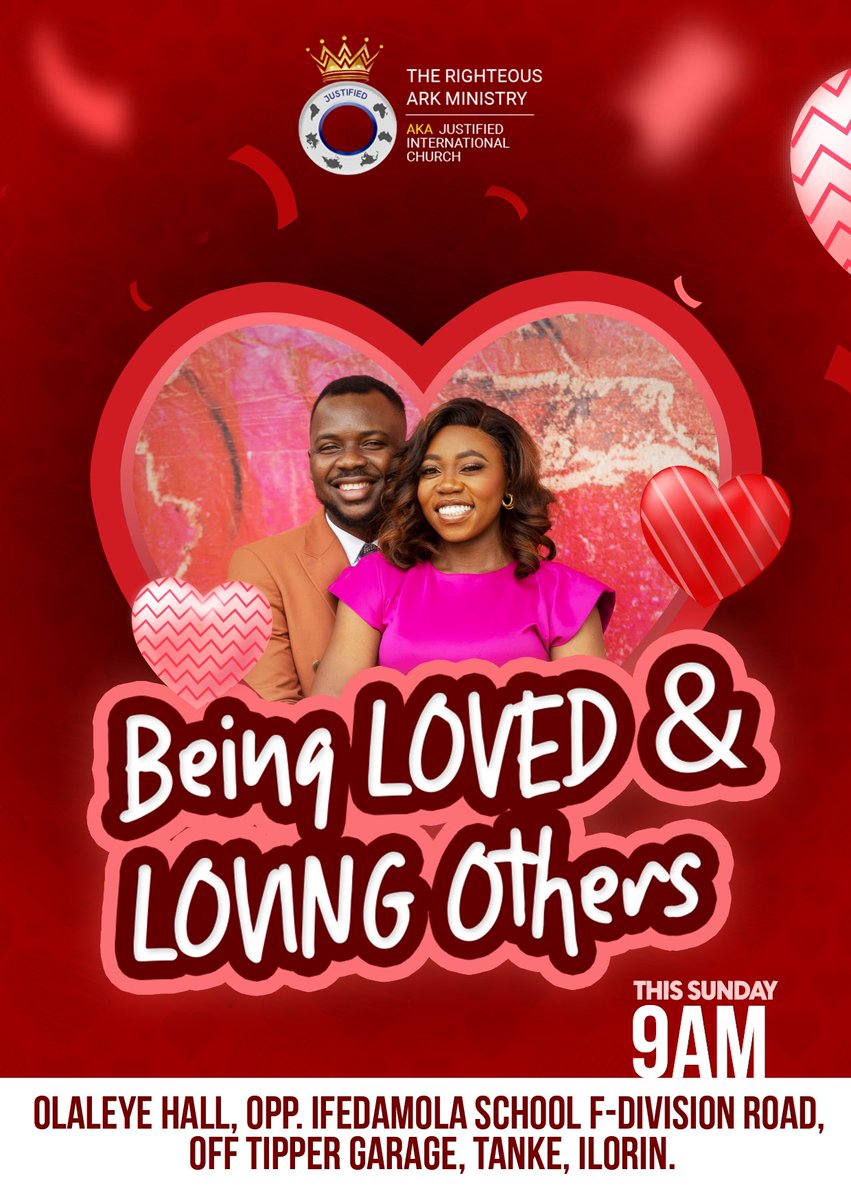 JustifiedGlobal's tweet image. NEW SERIES ALERT!

"Being Loved and Loving Others"

Struggling to love yourself or others? Join us as we dive into the truth, learning how God has commanded us to love ourselves and love others in His Word. 

#BeingLoved #LovingOthers #NewSeries #SundayService