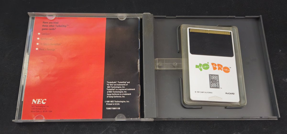 eastretrogamer's tweet photo. Yo, Bro for the NEC TurboGrafx-16. 😶‍🌫️

#retro #retrogame #retrogames #retrogamer #retrogamers #retrogaming #retrogaminglife #game #games #gamer #gamers #gaming #gaminglife #nec #TurboGrafx #turbografx16 #turbografxcd #turboduo #turbopad #pcengine #pcenginecd #pcenginegames https://t.co/UTBAv6TEeR