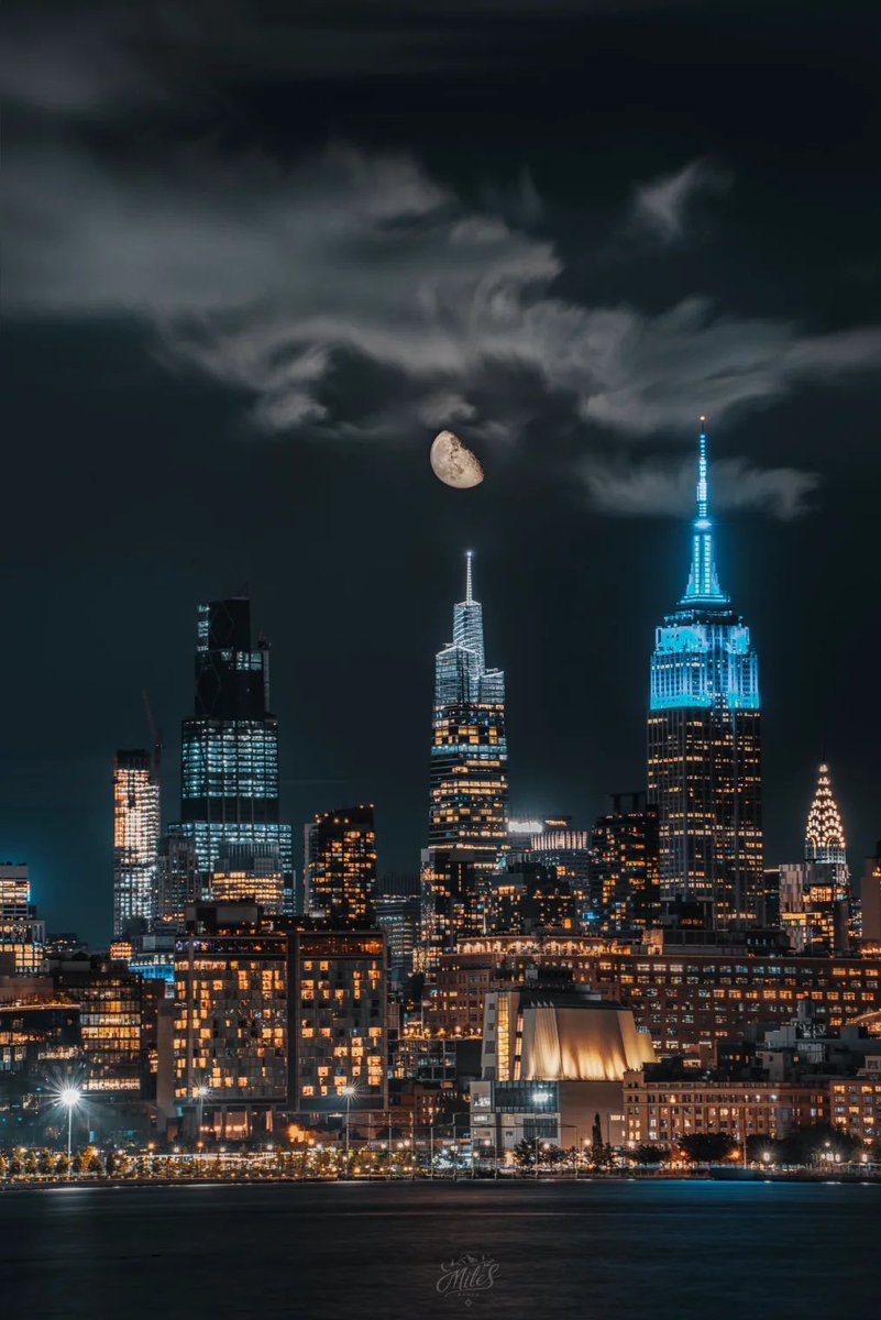 In this city that never sleeps, the moon is the audience and the city is the stage that never stops.