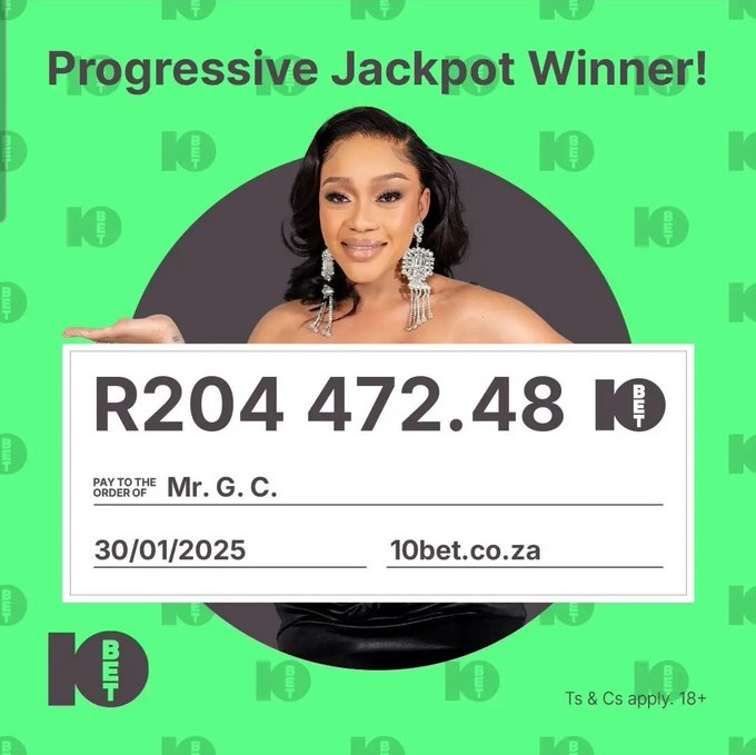 OupaBaloyi7's tweet image. 𝗥𝟮𝟬𝟬𝗞 💰

Biggest @10bet_ZA Jackpot winner so far! 

Who’s next in line? 👀

Still not in the game? Sign up now and grab up to R3,000 in welcome bonuses!

👉 10betzawelcome.com/q255caf5f

#ForTheBettor #JackpotWinner