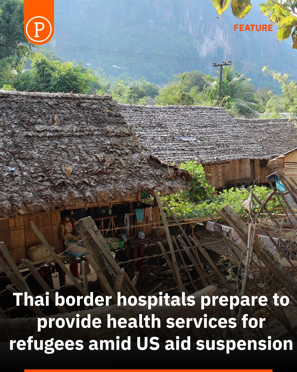 prachatai_en's tweet image. Following the closure of hospitals in refugee camps along the Thai-Myanmar border, which had received funds from the US government, due to the suspension of US foreign aid, hospitals along the border have committed to continuing humanitarian aid and preparing for an influx of…