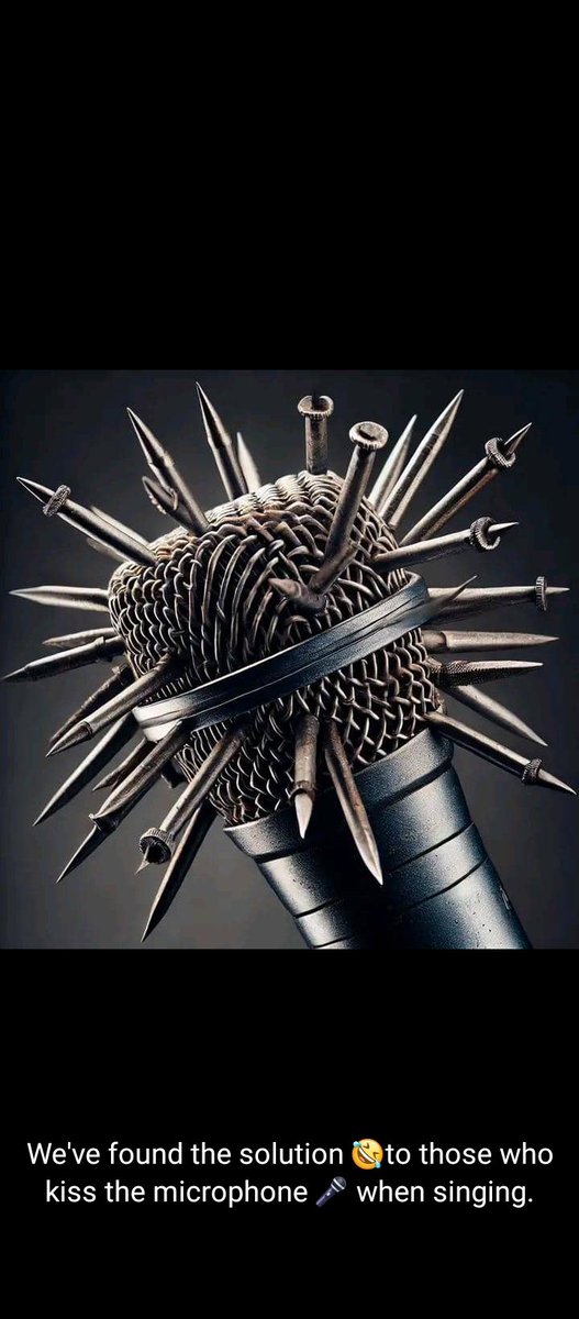 JoshuaMukuka15's tweet photo. Solution to those who like kissing the microphone 🎤👌 https://t.co/O7MBqPEqMA