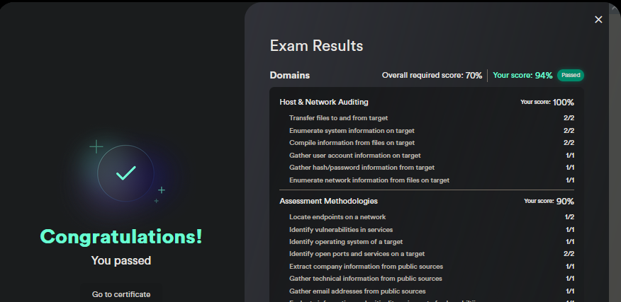 sany4sec's tweet photo. I just published Passing eJPT in 13 Hours with 94% Score!: My Exam Day Experience &amp; Structure (Part 1) https://t.co/6gybZIaBaR https://t.co/aatSTEvHmb