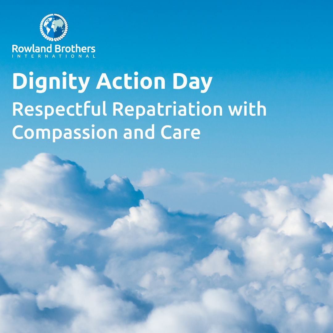 Dignity Action Day reminds us of the importance of honouring an individual’s dignity. 

We will always prioritise respectful repatriation, ensuring that your loved one’s final journey is handled with dignity every step of the way.

#DignityActionDay #RowlandBrothersInternational