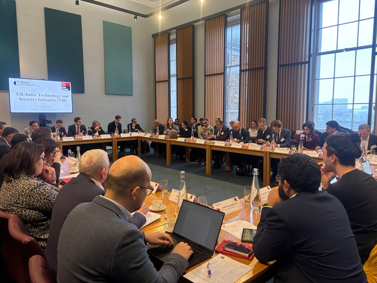 Carnegie India (@carnegieindia) on Twitter photo <a href="/KCL_CGS/">Centre for Grand Strategy</a> The discussion brought together, Deputy NSA Pavan Kapoor, <a href="/HCI_London/">India in the UK</a> High Commissioner <a href="/VDoraiswami/">Vikram Doraiswami</a> & U.K. National Security Secretariat’s Deputy Director Rachel Kempsell, along with industry leaders, academics & think tankers from both countries. <a href="/KCL_CGS/">Centre for Grand Strategy</a> The discussion brought together, Deputy NSA Pavan Kapoor, <a href="/HCI_London/">India in the UK</a> High Commissioner <a href="/VDoraiswami/">Vikram Doraiswami</a> & U.K. National Security Secretariat’s Deputy Director Rachel Kempsell, along with industry leaders, academics & think tankers from both countries.