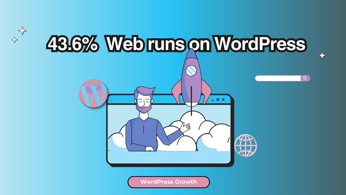cool_plugins's tweet image. Latest Update! In 2025, WordPress now powers 43.6% of all websites worldwide! 🌍 From personal blogs to enterprise sites, it remains the #1CMS choice for web creators.
What’s your favorite thing about WordPress? Drop a comment below! 👇💬
#WordPress #WebDevelopment #Plugins