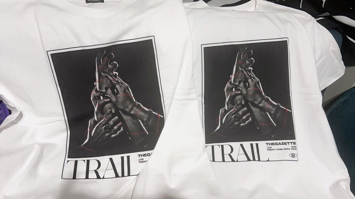 the GazettE 23rd 白Tシャツ the GazettE 23rd ANNIVERSARY TOUR TEE 白T NEW the GazettE 23rd