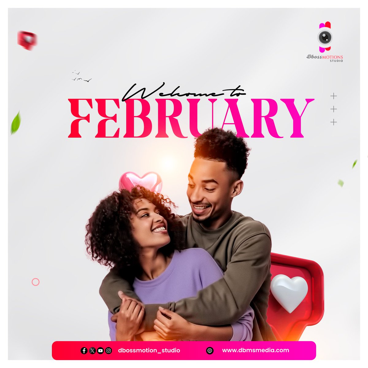 DbossStudio's tweet photo. Hello February, Hello Love! ❤️
The month of love, warmth, and fresh beginnings is here! 

May your February be filled with happiness, success, and moments that make your heart smile.

#HappyNewMonth https://t.co/urTkdNrVwV