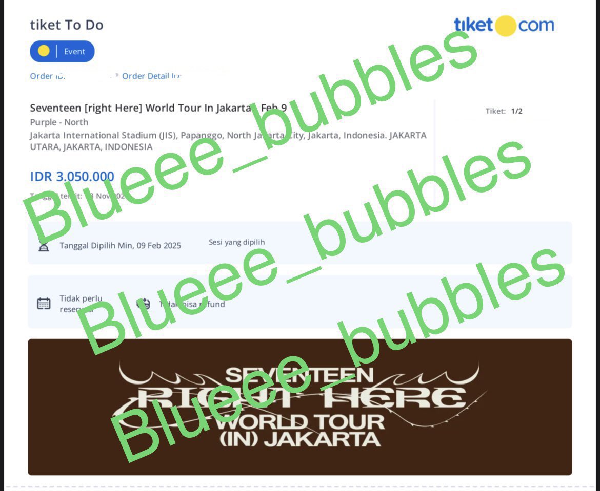 blueee_bubbles's tweet photo. Belum menyerah
Want to sell/WTS

2 Tix Purple North 
Day 2 
Price normal harga web
Duduk sebelahan
Gausah dp asal gak hnr
COD pas penukaran tiket

#SEVENTEEN_RIGHT_HERE_IN_JAKARTA 
#SEVENTEEN
#SEVENTEENinJAKARTA

tags. wts wtb jastip konser world tour seventeen right here jakarta https://t.co/OPpL8eZek0