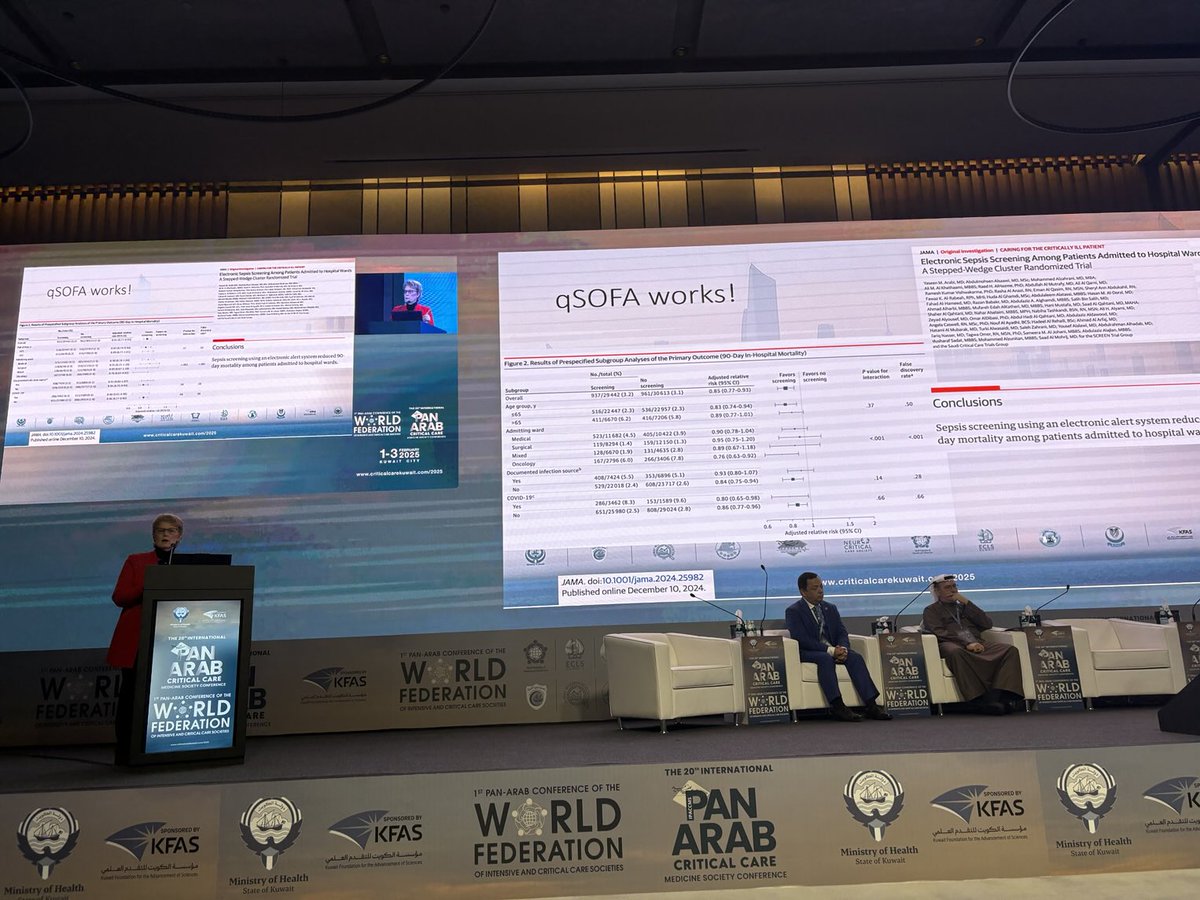 Yaseen Arabi (@yaseenarabiya) on Twitter photo The SCREEN trial: implementing an electronic screening tool for sepsis reduces mortality <a href="/JAMA_current/">JAMA</a> #criticalcarekuwait2025 @criticalcareq8 The SCREEN trial: implementing an electronic screening tool for sepsis reduces mortality <a href="/JAMA_current/">JAMA</a> #criticalcarekuwait2025 @criticalcareq8