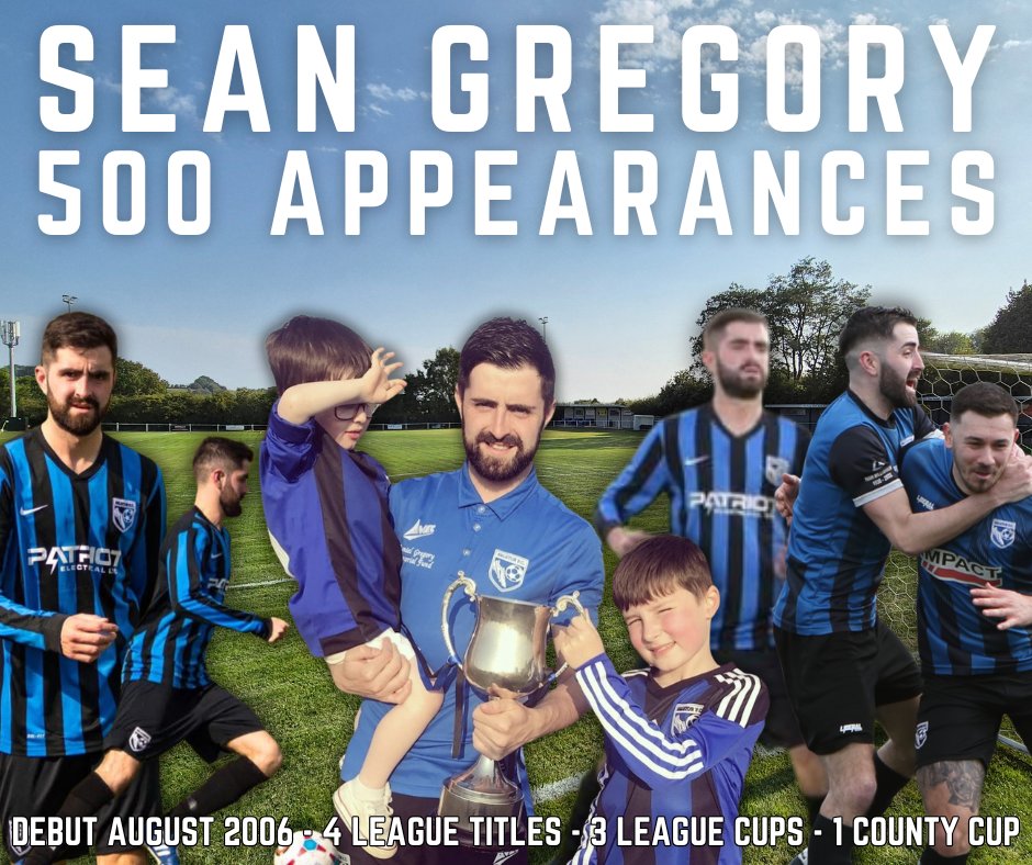 5️⃣0️⃣0️⃣ 𝗔𝗣𝗣𝗘𝗔𝗥𝗔𝗡𝗖𝗘𝗦

Todays game will mark Sean Gregory's 500th competitive SFC appearance.

Debut way back in August 2006 and making at least one appearance every season since.

Fantastic achievement, thank you for the dedication, commitment and memories 💙🖤 #SFC