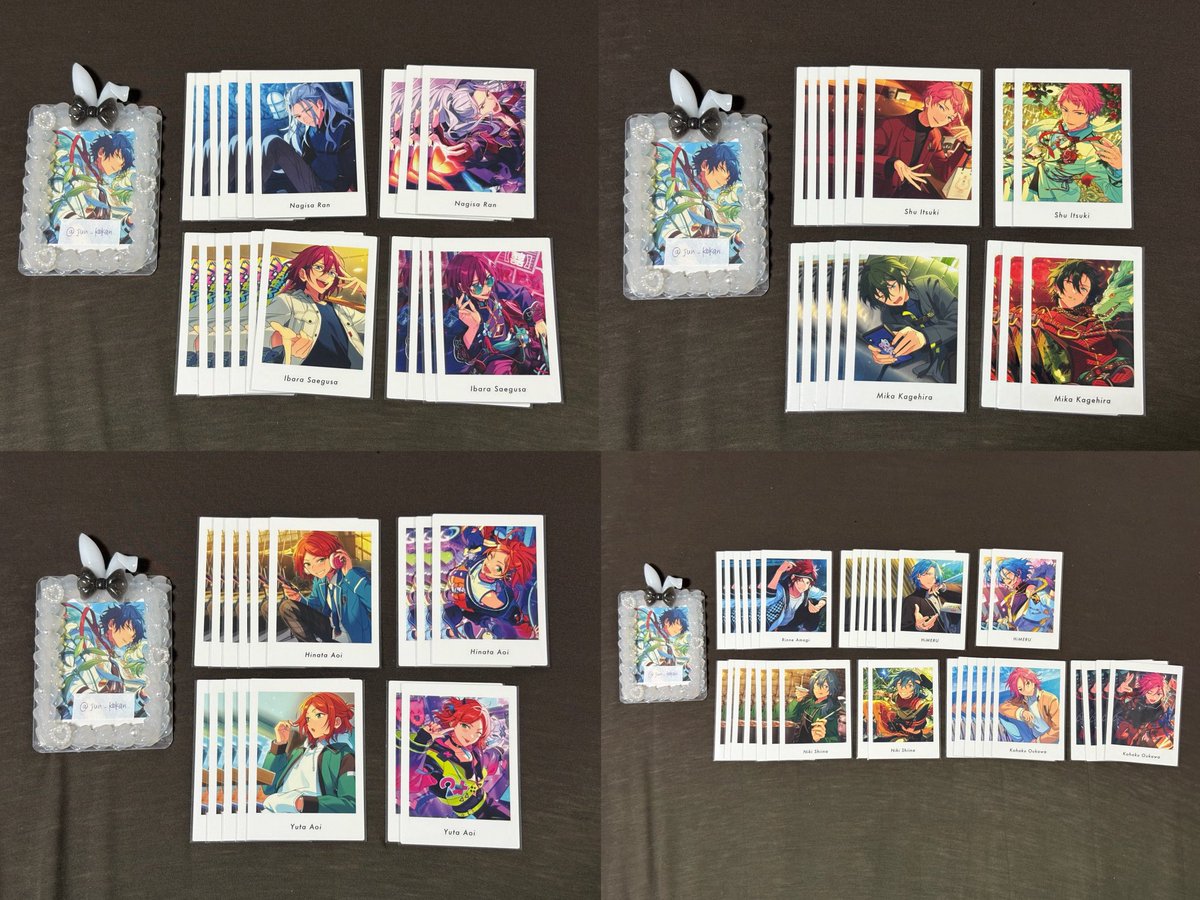 jun_kokan's tweet photo. 【交換】あんスタ ぱしゃっつ 5AP

譲 〻 画像1-4参照
求 〻 PジュンA日和 凛月 ( 友人分 )

☑︎ 郵送希望 ( 2枚〜 ) まとめての方優先
☑︎ A↔︎P◎

お気軽にご連絡ください 💐🕊️ https://t.co/WTut5uTdkd