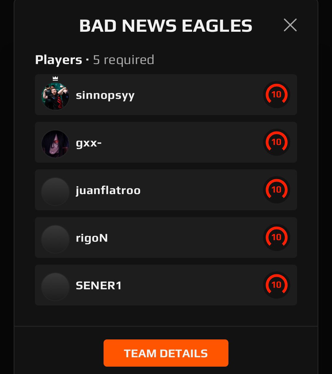 TheCSTimes's tweet photo. Confirmed ‼️

Bad News Eagles have registered to IEM Dallas 2025 qualifiers which will take place from February 10th-12th https://t.co/mVYQuWO6jR