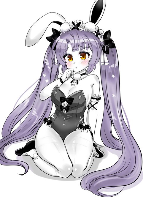 バニーバニーヘナちゃん🐇
#フラワーナイトガールイラスト 
#フラワーナイトガール 