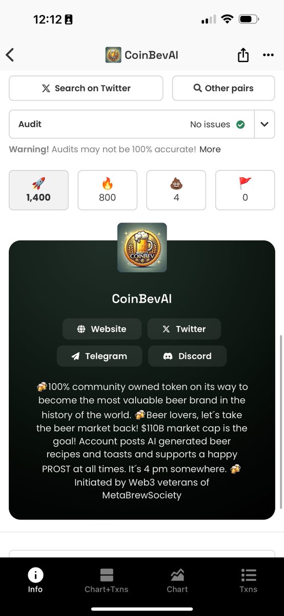 🍻 Cheers to the #CoinbevArmy! 🚀

A huge THANK YOU for your support on Dexscreener – you’re making $COINBEV shine! 🔥🥂 Now it’s time to kick back, grab a cold one, and enjoy the weekend.

🚀 More: dexscreener.com/solana/a5kvtk3…
💬 Join the party: t.me/Coinbevai
👉 Follow