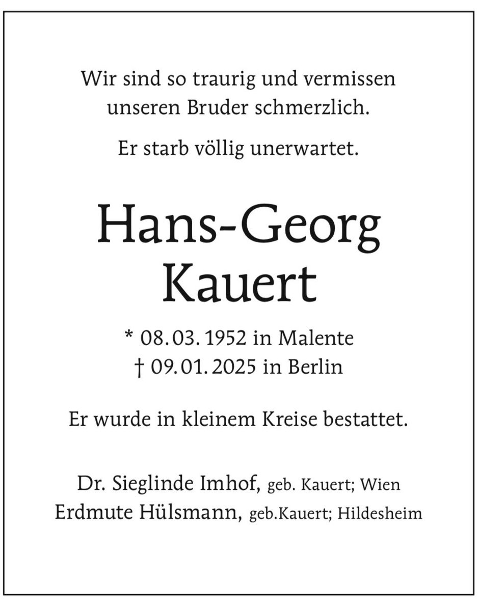 <a href="/Tasso2000/">Hans-Georg Kauert</a> R.I.P