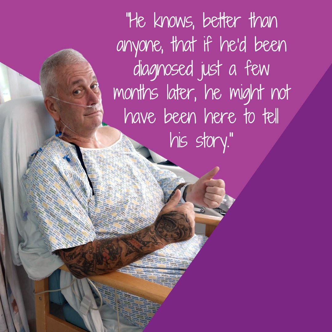 “He knows, better than anyone, that if he’d been diagnosed just a few months later, he might not have been here to tell his story.”

Danielle McGovern shares her dad Peter’s remarkable story of survival against the odds.💜

Read Danielle’s inspiring story: bit.ly/3PWrmqb