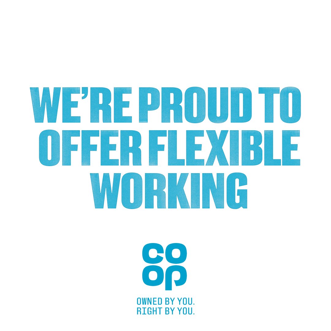 We understand that real work happens in all kinds of places, from warehouses and shop floors to kitchen tables. <a href="/coopuk/">Co-op</a> is proud to offer flexible working to our colleagues because that’s the right thing to do. Read more about our flexible work policy ➡️ colleagues.coop.co.uk/flexible-worki…
