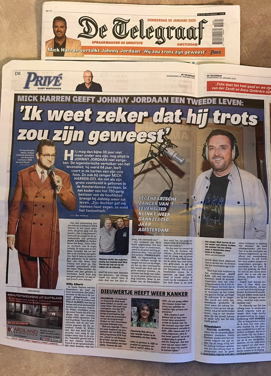telegraaf.nl/entertainment/…

Wat een fantastisch artikel in de <a href="/telegraaf/">De Telegraaf</a> <a href="/telegraaf_prive/">Telegraaf Privé</a> 
Dank Dank Dank 🙏🏻❤️