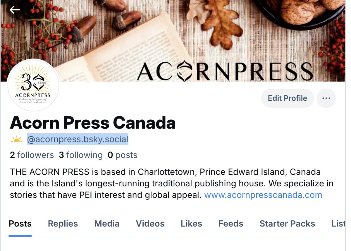 We're now on Bluesky - hope to see you there! bsky.app/profile/acornp…