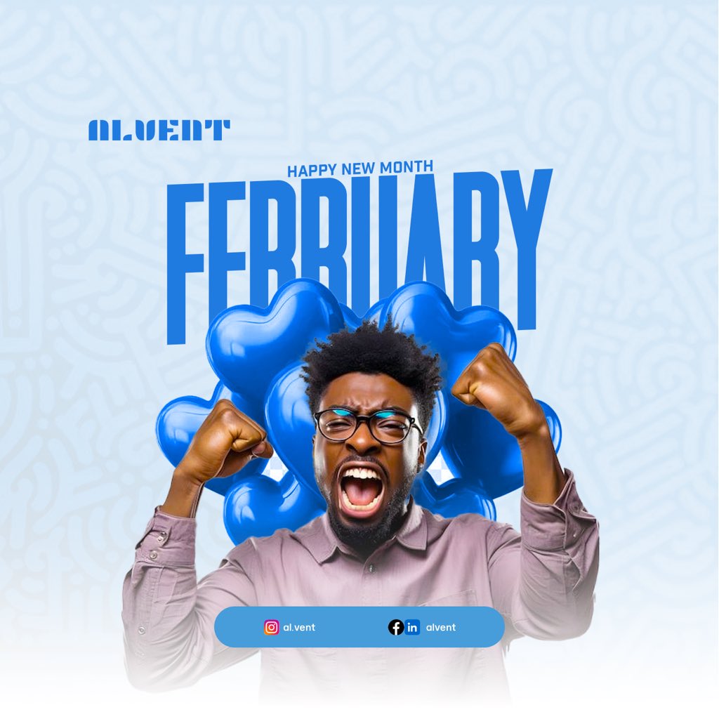_ALVENT's tweet photo. Happy New Month, February! 🎉
At ALVENT We’re looking forward to another month of creativity, connection, and, most importantly, celebration. Let’s make February a month to remember!
#ALVENT #EventExcellence #HappyFebruary #EventsMadeEasy https://t.co/wIbMzwsy43