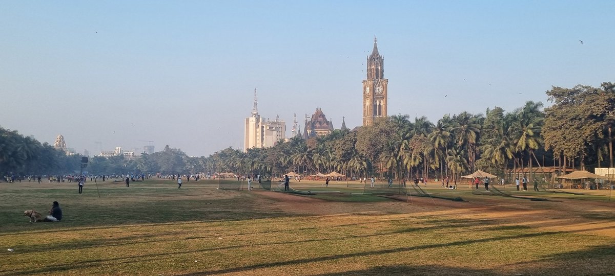The stunning Oval Maidan in Mumbai. I was just telling a group of strangers how much I hate name-dropping and that this place always reminds me of the time I was here with Prince William, Princess Kate and the God of Indian cricket Sachin Tendulkar.