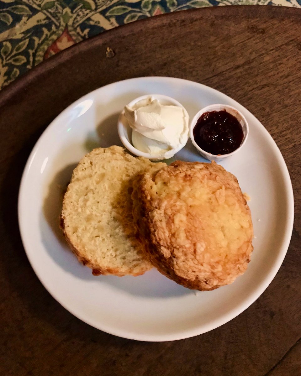 This is jam hot! Homemade Lancashire cheese scones with <a href="/ReedysNaturally/">Reedy's Naturally</a> sweet chill jam &amp; cream cheese at our Clitheroe shop!