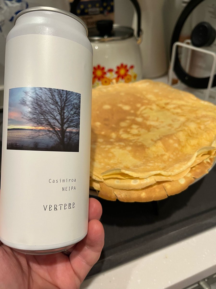 これほんとおいしいです。
VERTERE のおしゃビール. クレープ🥰
#VERTERE