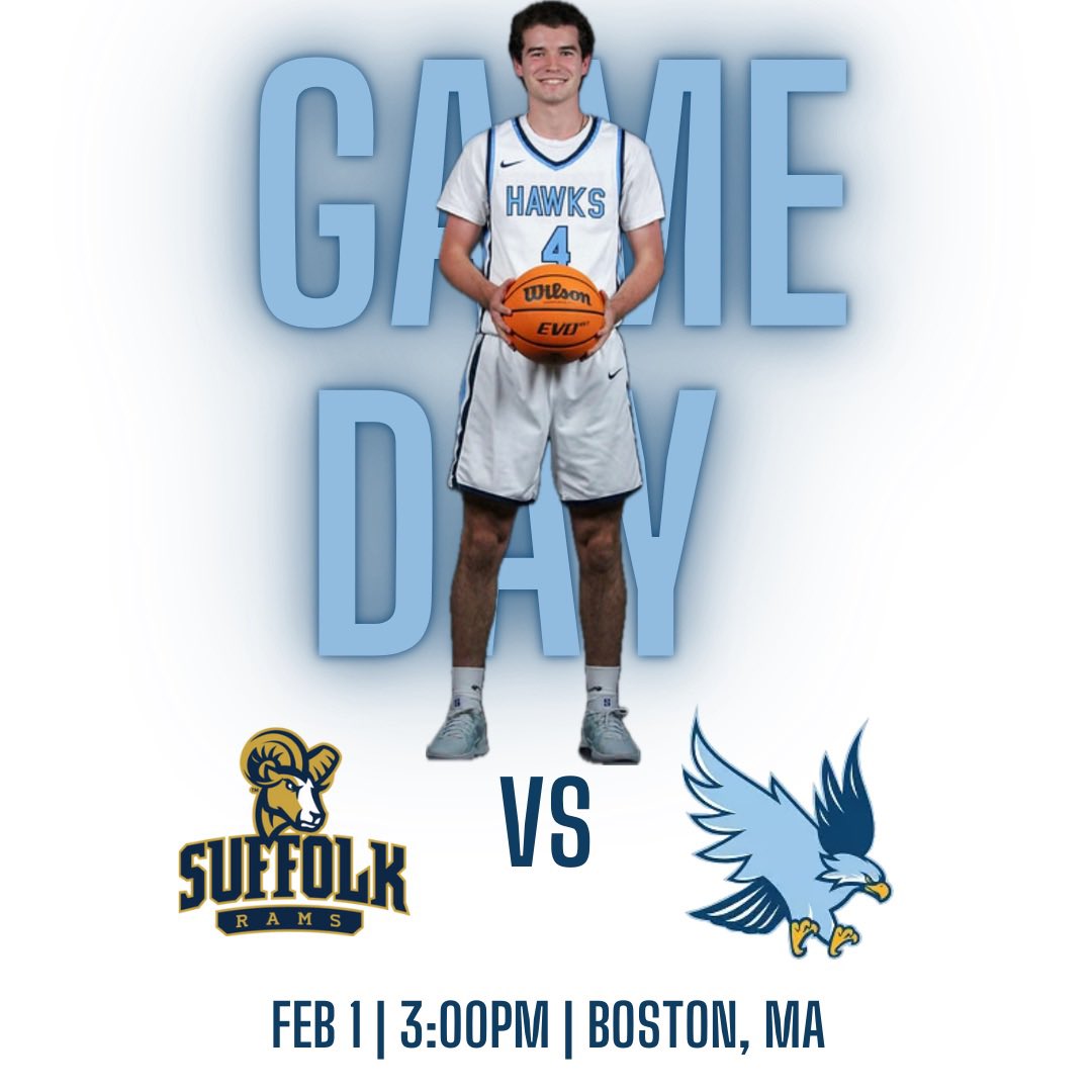Game Day❗️

The Hawks look to end yet another win streak as they take on the Rams in a rematch of last year conference championship game!

⏰ 3:00PM
📍Suffolk University 
🎥 cnesportsnet.com/surams/