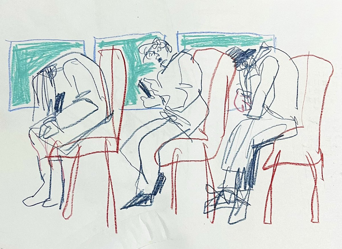 1월 중 자고싶을 때마다 그린 낙서들