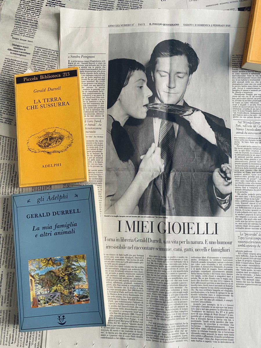 giulia civiletti (@gicivi) on Twitter photo La principessa Anna d'Inghilterra scrive di lui: "Gerald Durrell è stato un uomo d'eccezione, non soltanto per la sua straordinaria abilità con le parole, ma anche per il suo impegno concreto nel rendere il mondo un posto migliore per tutti gli esseri viventi”
<a href="/petrignanis/">Sandra Petrignani</a> La principessa Anna d'Inghilterra scrive di lui: "Gerald Durrell è stato un uomo d'eccezione, non soltanto per la sua straordinaria abilità con le parole, ma anche per il suo impegno concreto nel rendere il mondo un posto migliore per tutti gli esseri viventi”
<a href="/petrignanis/">Sandra Petrignani</a>