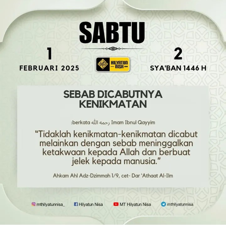 Bismilahirrohmaanirrohiim Assalamu'alaikum Warohmatullah Wabarokatuh 
Waktu 'Isya Jakarta dan Sekenanya Sabtu 2 Sya'ban 1446H Pukul 19:32 WIB Utamakanlah #JAMAAH AWAL WAKTU DIMASJID DUHAI SAHABAT/IKHWAN
#Tuma'ninah😊
#Sami'naWaatho'na😊