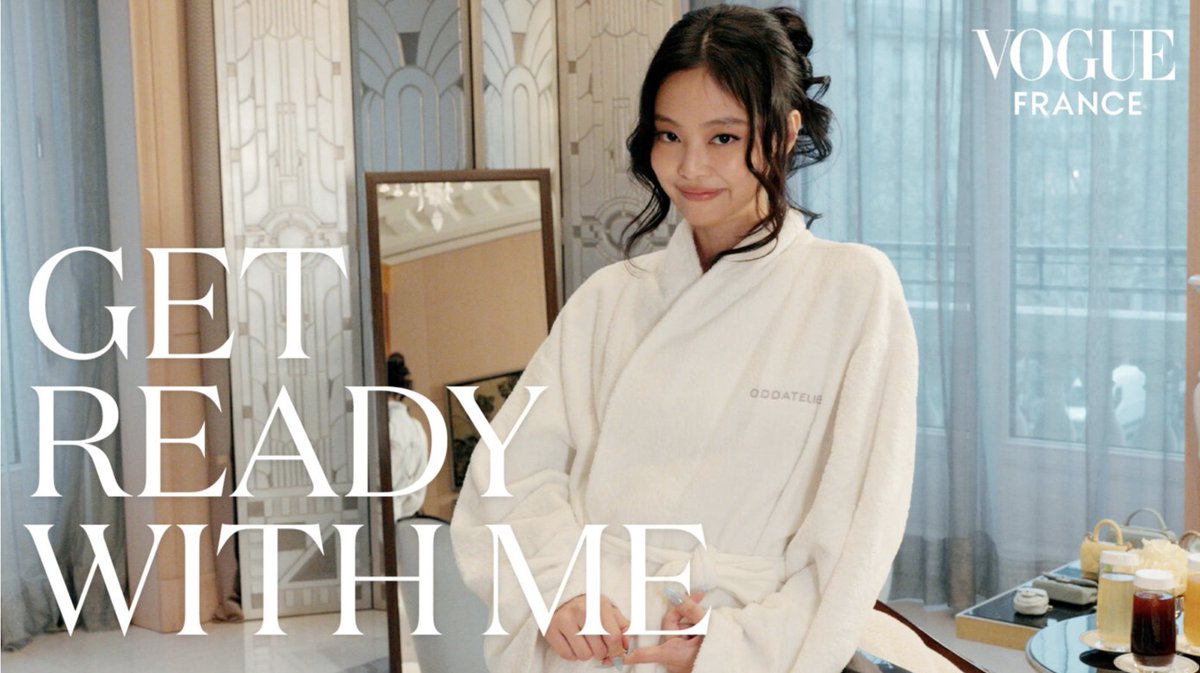 Vogue France - Get Ready With Me with <a href="/jennierubyjane/">JENNIE</a>

🔗 youtu.be/DFWSxRsqPqw

#JENNIE #제니 #JENNIExVogueFrance #OA