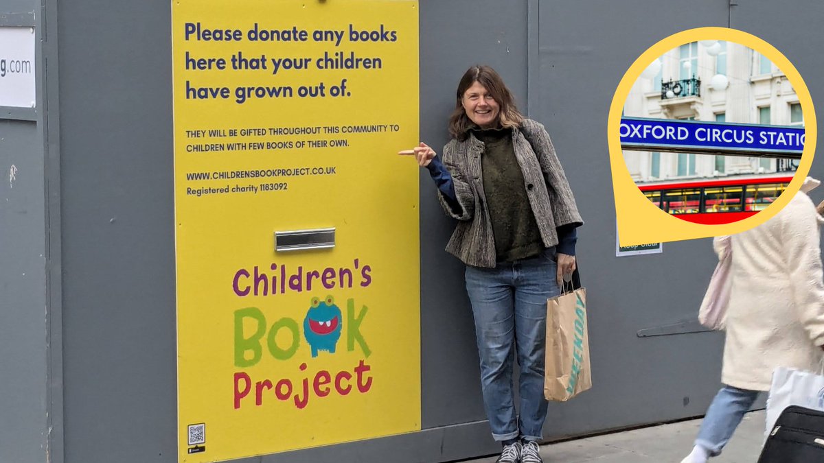 Huge thanks to <a href="/WatesGroup/">Wates Group</a> for their incredible support! They’ve placed this dedicated donation site for us right in the heart of London on Oxford Street, making it easier than ever for the community to share the joy of reading.

#ThankYou #OxfordStreet #BooksChangeLives
