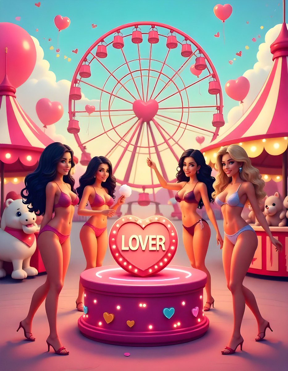 LOVERBOYONSOL's tweet photo. 🎡💖 Step right up to the $LOVER fair! 🎪✨ Our token is the main attraction, bringing love, fun, and excitement to your crypto world. Join the ride and let $LOVER take you on a thrilling journey of gains and romance. Don't miss the fun! 🎟️💸 #LoverBoyCoin #CryptoFair #LoveAndMoney