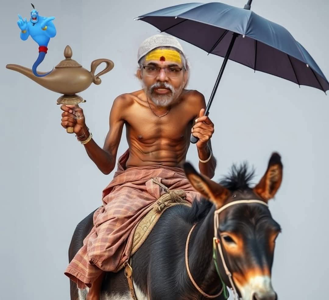 साथियों इसको राजनीति करने का और इस्तीफा मांगने का बहुत शौक है। तो इसको इसकी हैसियत बता दो और इस बहरूपिए के विरुद्ध ठिक 6.00 बजे से एक ट्रेंड  #षडयंत्राचार्य_गद्दी_छोडो चलवा दो।

एक सनातनी के मन में योगी-मोदी के प्रति कितना सम्मान है इसको पता चलना चाहिए।