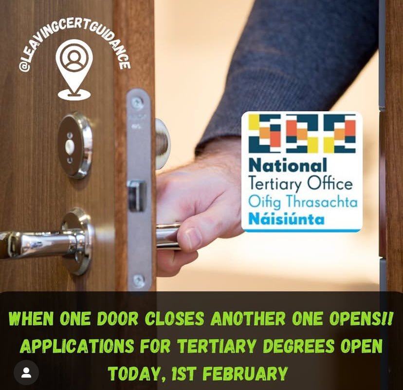 ‼️Senior Students, check out NTO.ie for more information and to make an application.