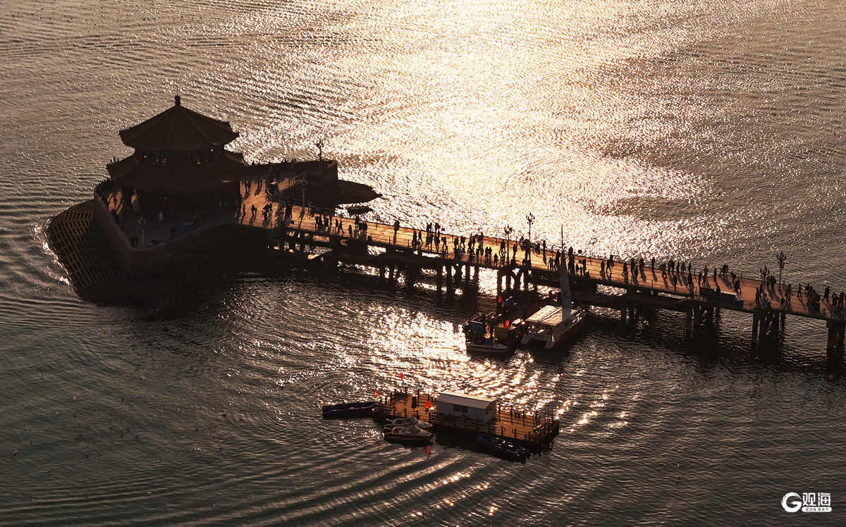 Zhanqiao Pier in winter offers a romantic charm unique to #Qingdao. With golden sunsets and soaring seagulls, the scene by the bay is breathtaking, inspiring thousands of visitors to admire and feed the birds. Perfect harmony between nature and people! #TravelInQingdao https://t.co/HHiWlj89X0