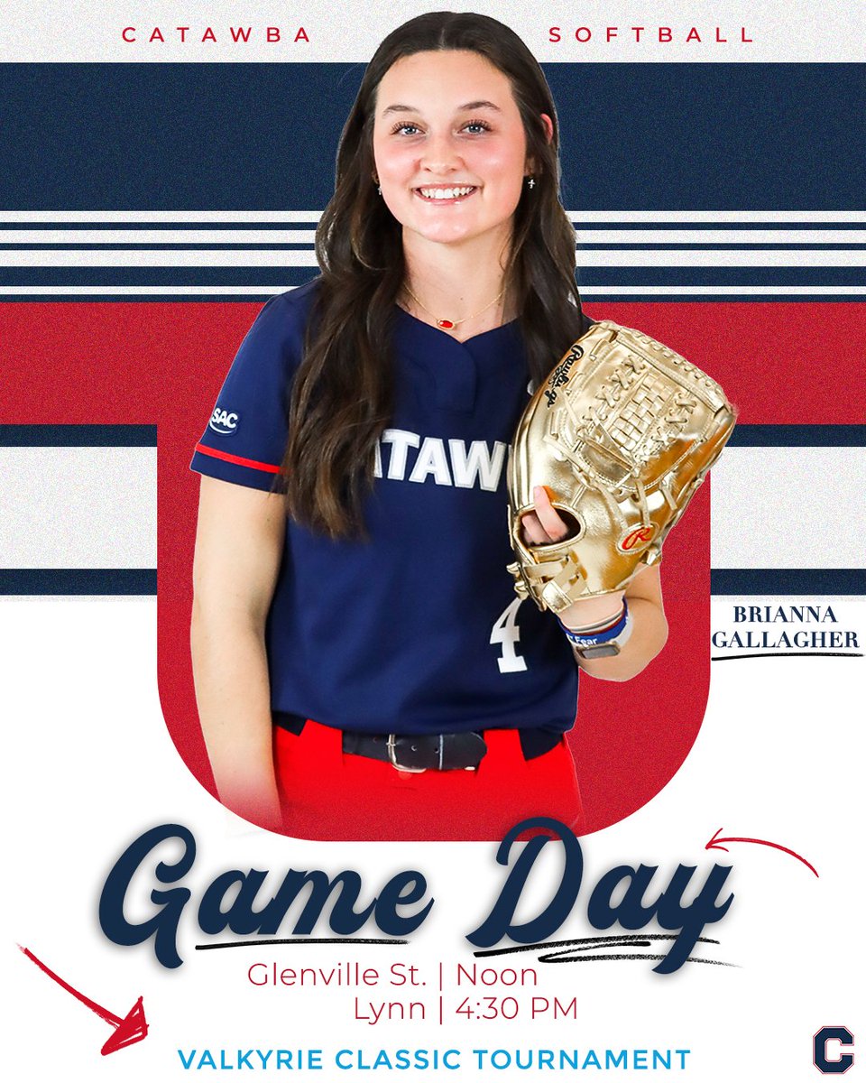 Catawba College Athletics (@catawbaindians) on Twitter photo 🥎 <a href="/CatawbaSoftball/">🥎Catawba Softball🥎</a> is back❗️
Opening Weekend at the Valkyrie Classic Tournament
🆚 Glenville St. & Lynn
⏰ Noon & 4:30 PM
📊 Live Stats (Game 2 Only) | bit.ly/3Q04gz2
🎥 bit.ly/4gngYCJ ($)
📰 Preview | bit.ly/4aIF9dm 🥎 <a href="/CatawbaSoftball/">🥎Catawba Softball🥎</a> is back❗️
Opening Weekend at the Valkyrie Classic Tournament
🆚 Glenville St. & Lynn
⏰ Noon & 4:30 PM
📊 Live Stats (Game 2 Only) | bit.ly/3Q04gz2
🎥 bit.ly/4gngYCJ ($)
📰 Preview | bit.ly/4aIF9dm