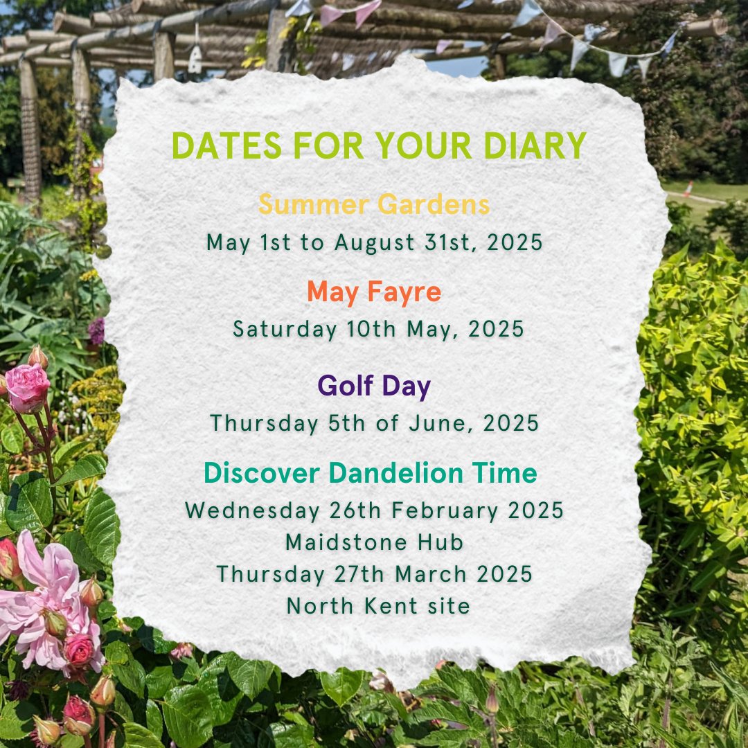 We already have lots of exciting plans for 2025. 

For more details of all Dandelion Time's upcoming events, please head to our website

dandeliontime.org.uk