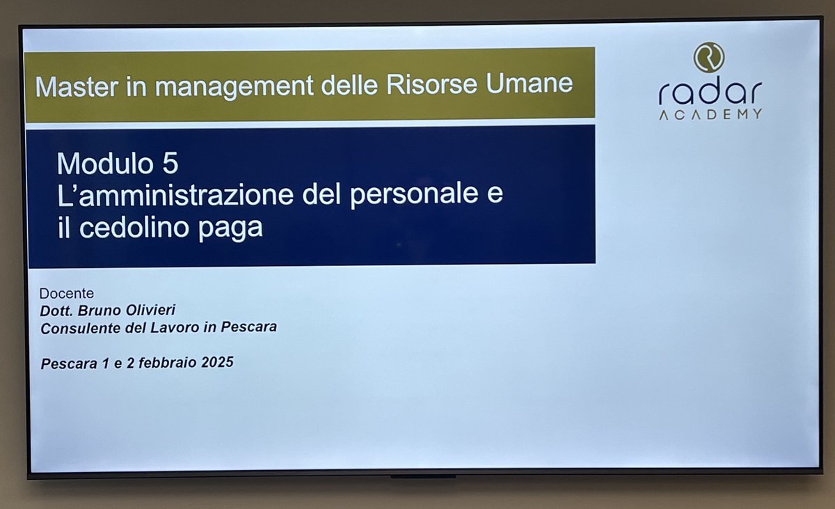 Weekend di formazione con #radaracademy per la nuova sessione del master in management delle risorse umane.

#formazione 
#risorseumane 
#studiocommercialeolivieri 
#linformalavoro 
#professionistiaserviziodellaconoscenza