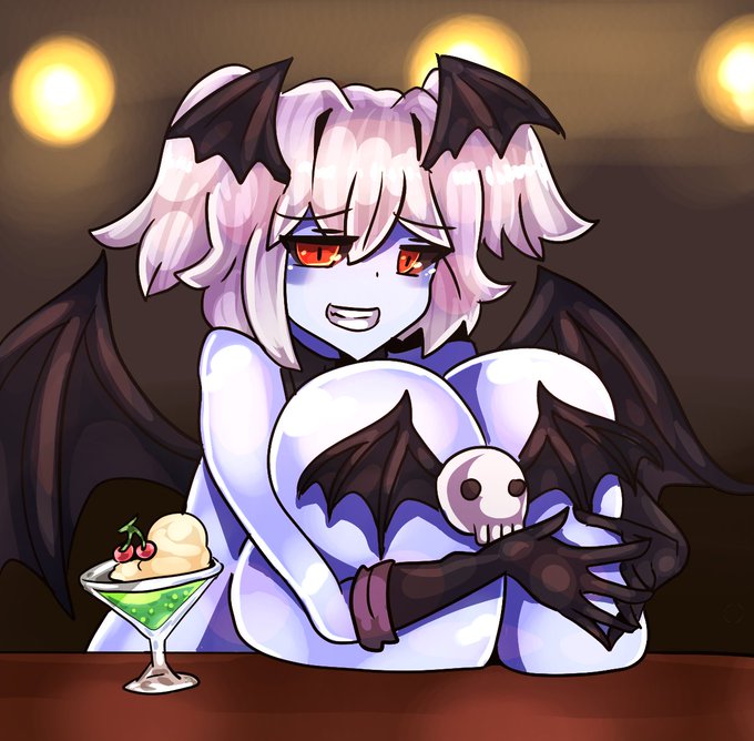 #魔物娘図鑑 #魔物娘図鑑二次 #monstergirlencyclopedia バーで逆ナンしてきてるデビルちゃん 