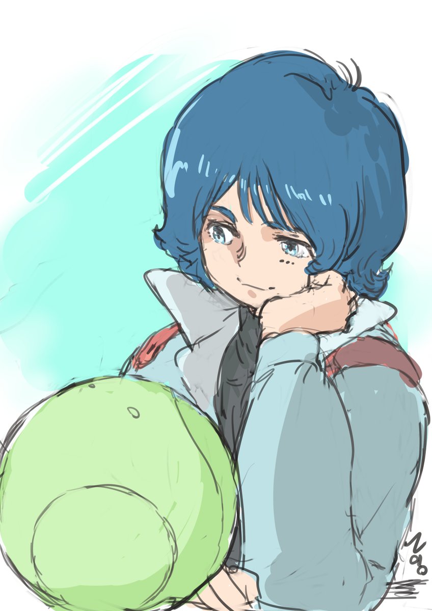 ハロ 「前描いたカミーユ^^」|Nao32のイラスト