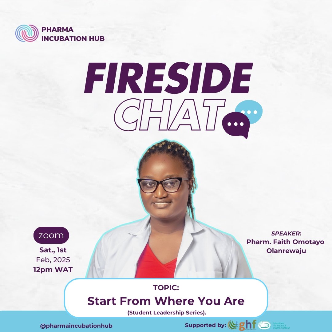 hub_incubation's tweet photo. ✨ Start From Where You Are!❤️
Pharma Incubation Hub is here with a fireside chat with a trailblazer and an alumnus of PIH.❤️
Pharm. Faith Omotayo @olafa, a seasoned pharma professional, takes the stage, ready to share her wealth of knowledge and experience. 

#firesidechat https://t.co/8kkPK0hNhn