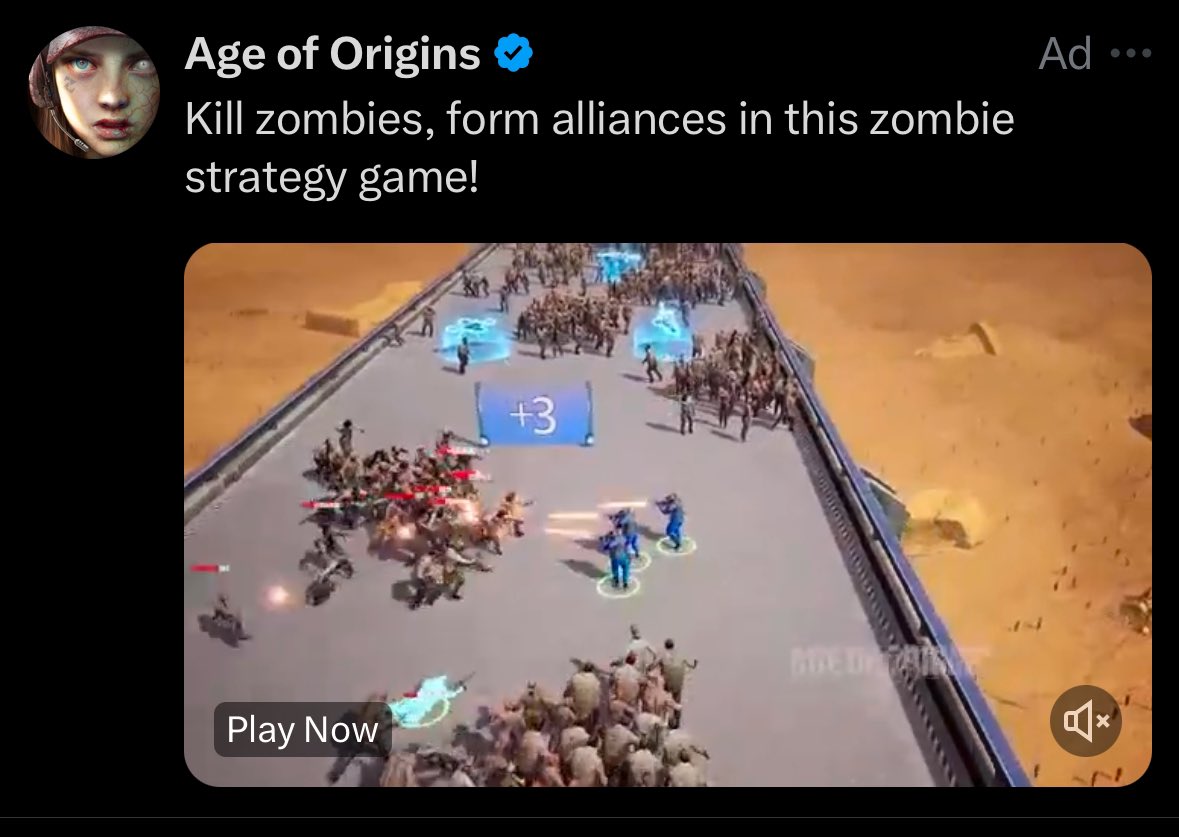 Ek kyk partykeer hierdie ads net om te kyk hoe ver die speler kom.

Dis nooit baie ver nie.