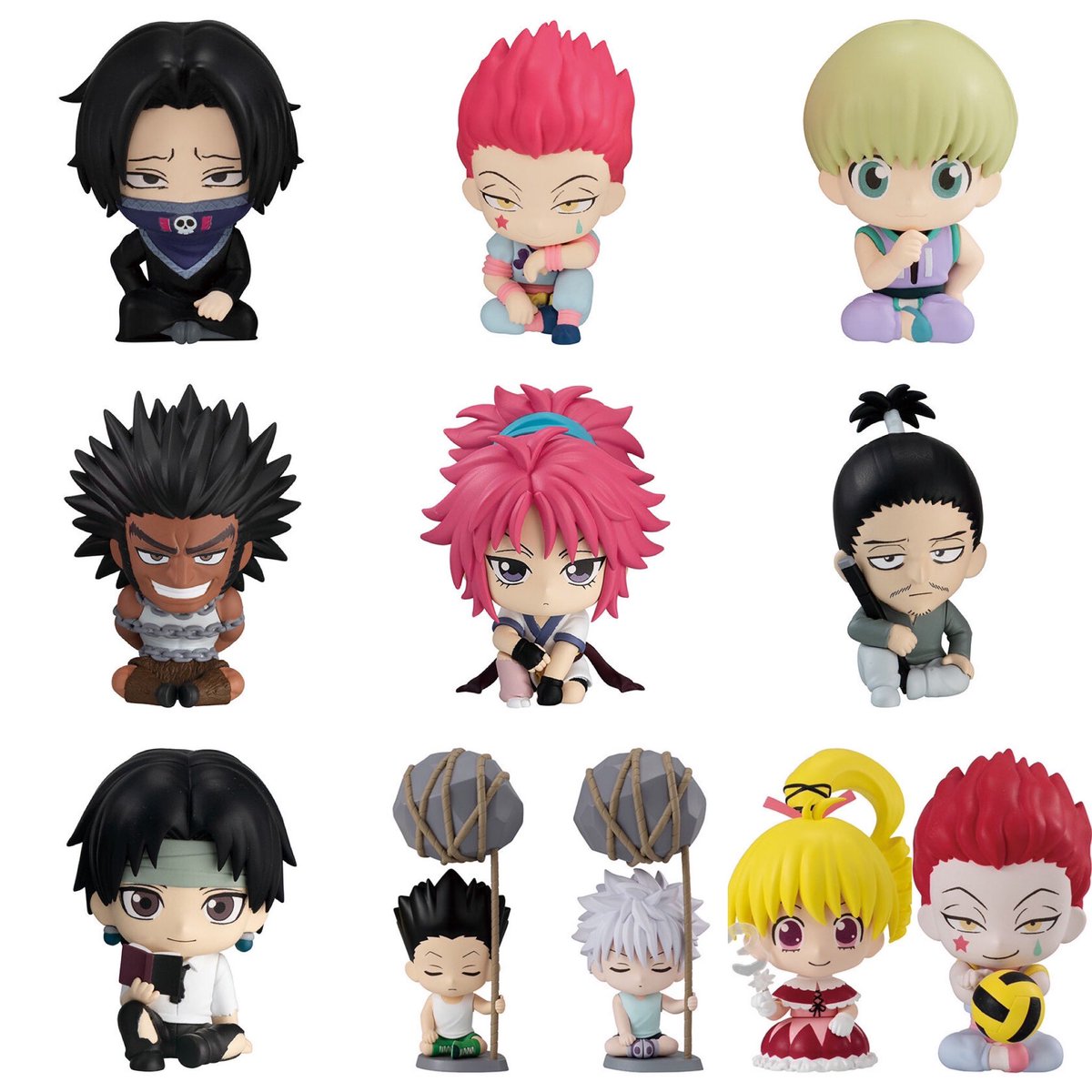 HUNTER×HUNTER すわらせ隊
発売時期2023年7月 第4週 

すわらせ隊2
発売時期2023年11月 第1週

すわらせ隊3
発売時期2024年2月下旬発売

すわらせ隊4
発売時期2024年6月 第4週

すわらせ隊 幻影旅団編
発売時期2024年11月 第5週

すわらせ隊 グリードアイランド編
発売時期2025年2月 第5週