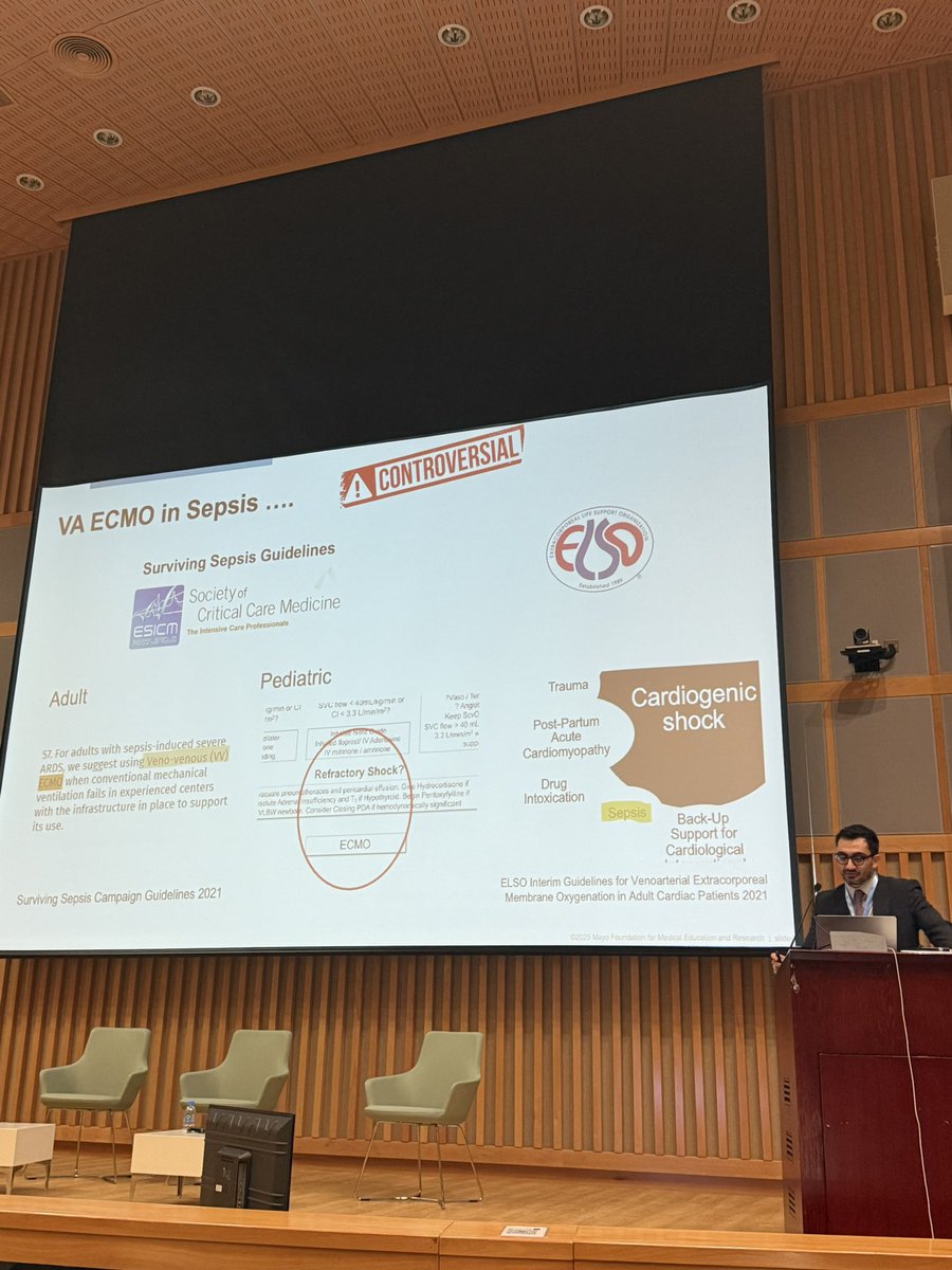 Great Talk on ECMO in Sepsis by the Brilliant <a href="/jcdiazsoto/">Juan C. Diaz Soto</a> #QCCS2025 🇶🇦