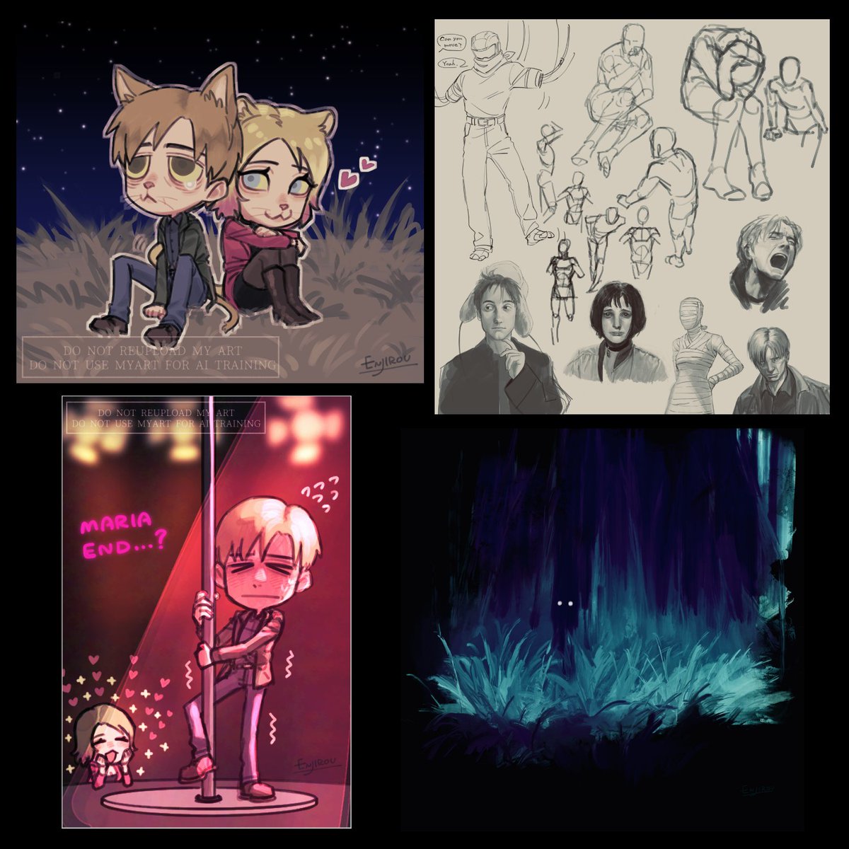 1月に描いた絵をまとめました。
沢山の方に見て頂けてとても嬉しかったです。
ありがとうございます。
Here is a compilation of the paintings I did in January.
I was very happy to see so many people looking at them.
Thank you very much. 
